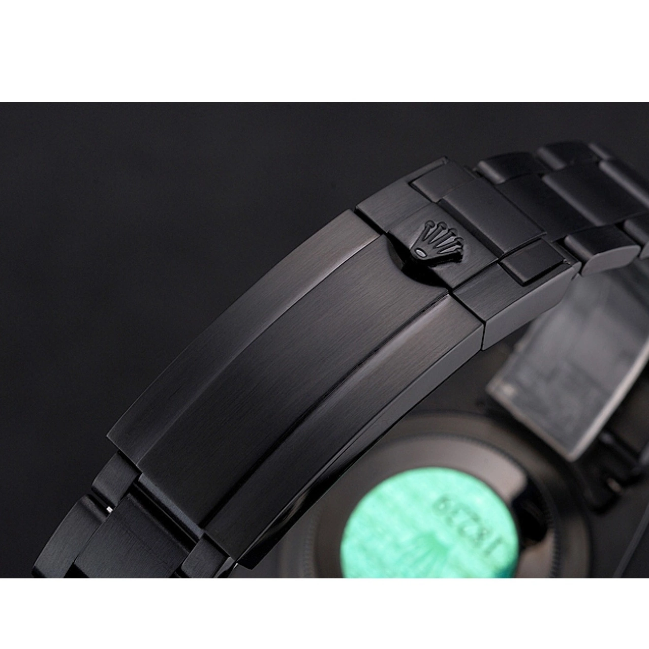 Rolex aaa copy PVD II Dial Bracelet Black GMT Case Black Swiss Master Blue And Bezel Rolex Black And 0622